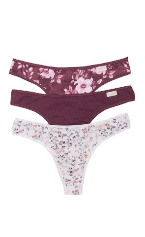 PACK X3 COLALES ESPECIAL DE ALGODÓN Y LYCRA ESTAMPADA &quot;LIBERTY&quot;