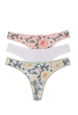 PACK X3 COLALES ESPECIAL ESPAMPADA DE MICROFIBRA &quot;ROSAS&quot;