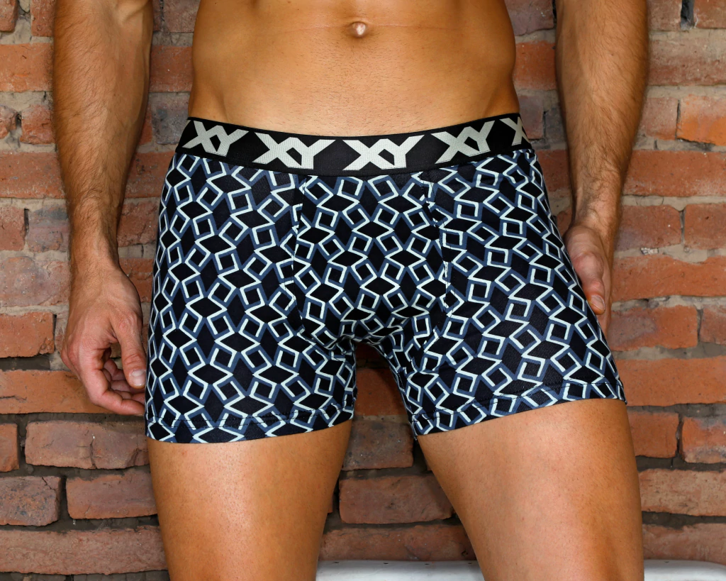 BOXER DE ALGODON Y LYCRA ESTAMPADO &quot;CHAIN&quot;