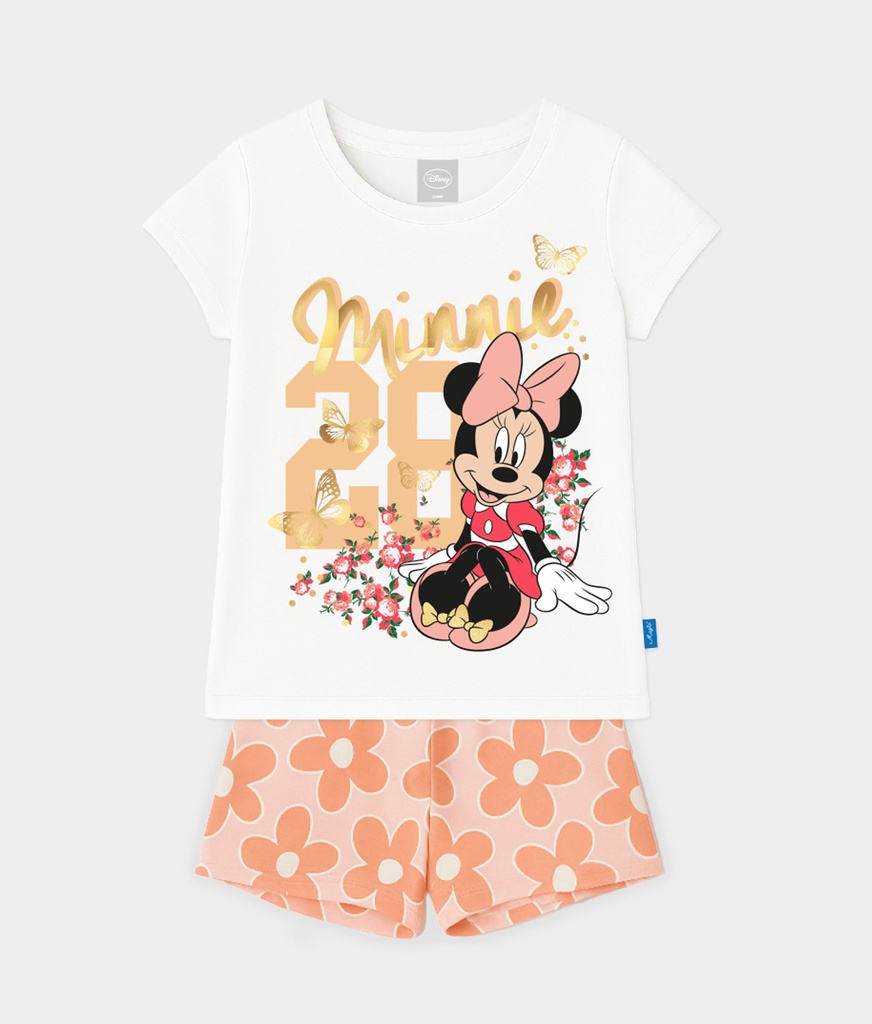 VER. PIJAMA DE ALGODÓN ESTAMPADO "MINNIE"