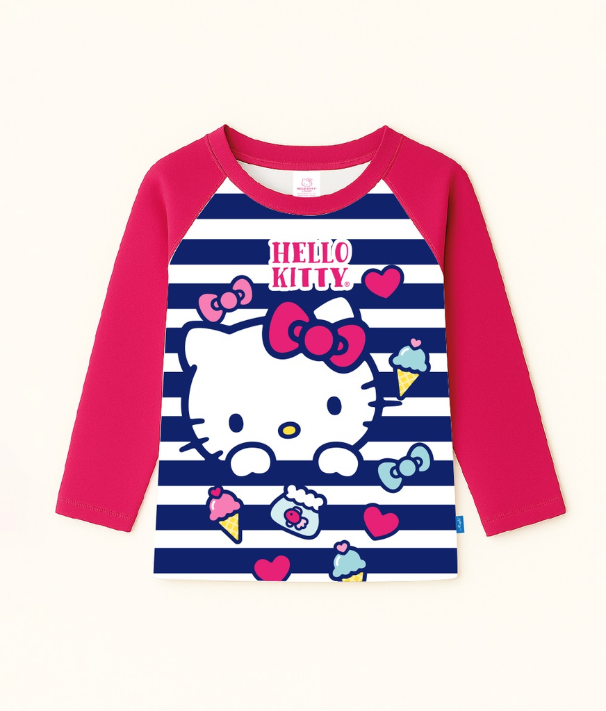 VER. REMERA MANGAS LARGAS CON PROTECCION UV &quot;KITTY&quot;