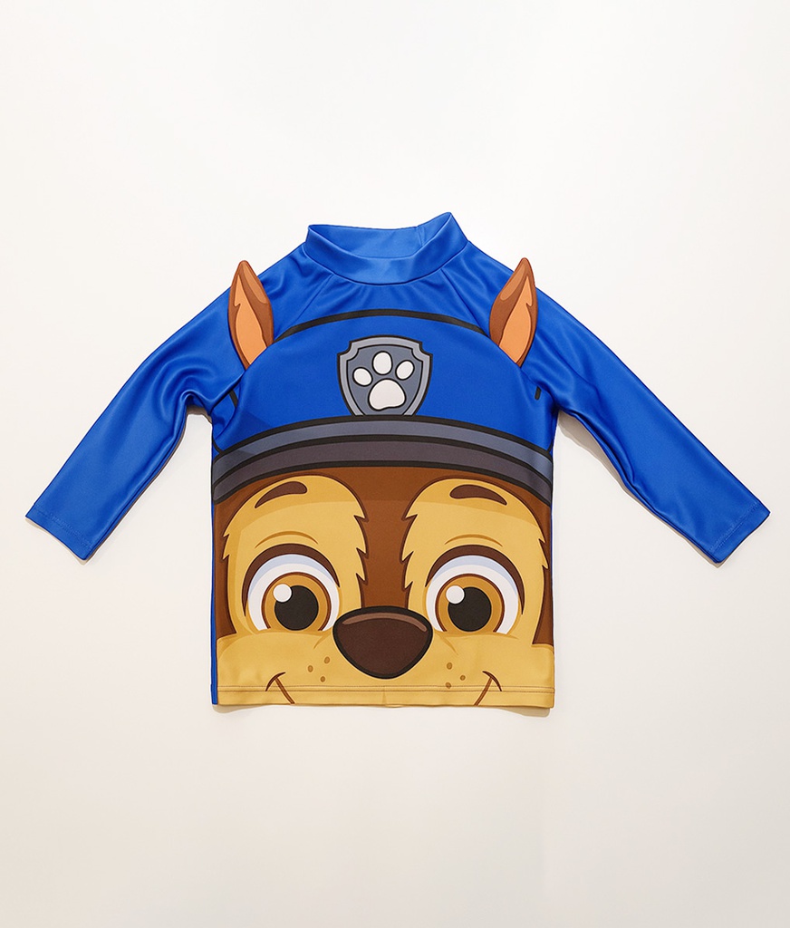 VER. REMERA PREMIUM MANGAS LARGAS CON PROTECCION UV &quot;PAW PATROL&quot;