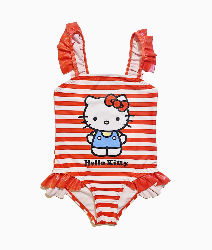 VER. MALLA ENTERA ESTAMPADA "HELLO KITTY" PREMIUM