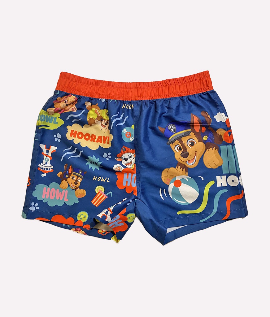 VER. SHORT DE BAÑO ESTAMPADO "PAW PATROL" PREMIUM