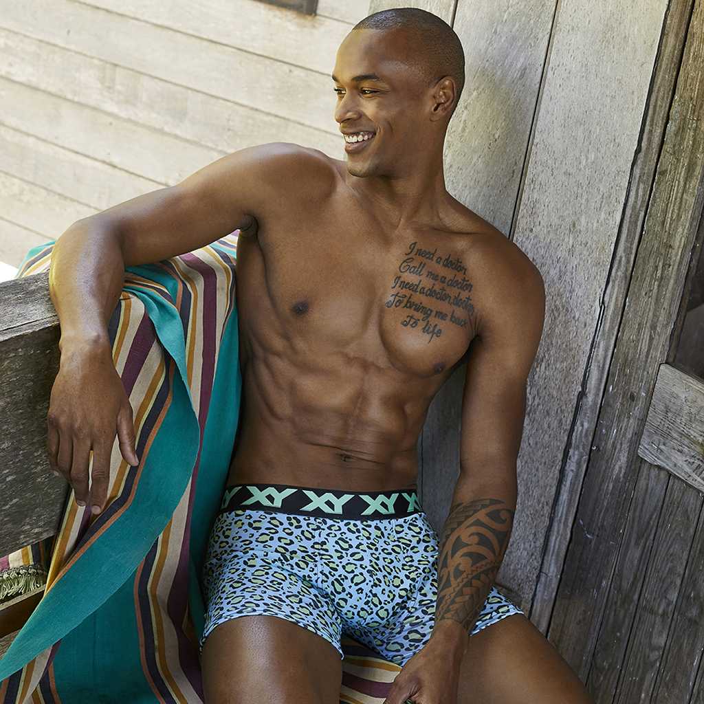 BOXER DE ALGODÓN Y LYCRA ESTAMPADO "PRINT"