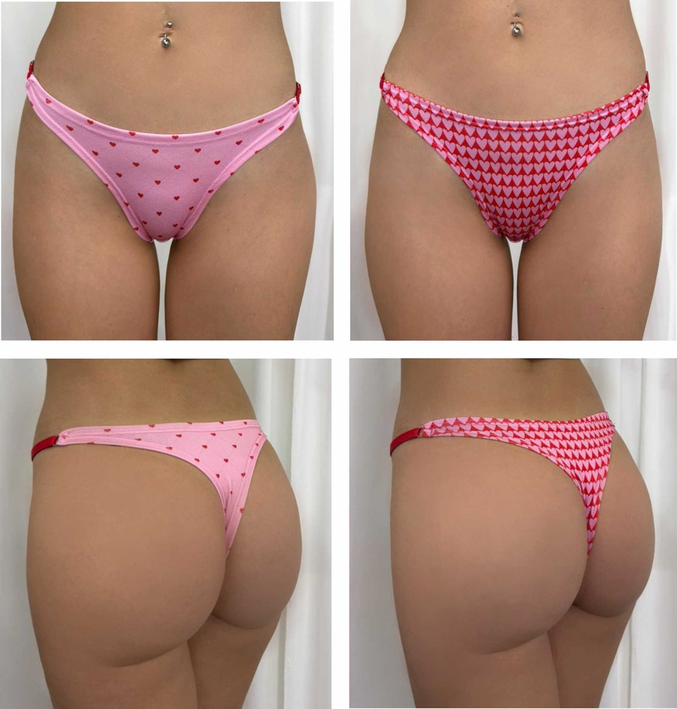 PACK X 2 COLALES REGULABLE ESTAMPADAS SAN VALENTIN