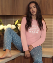 DESCUENTO 10% LIQUIDACION DE TEMPORADA! INV. PIJAMA DE DAMA ESTAMPADO DE JERSEY "COPOS"