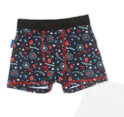 INV. BOXER DE MODAL SUBLIMADO "SPIDERMAN"