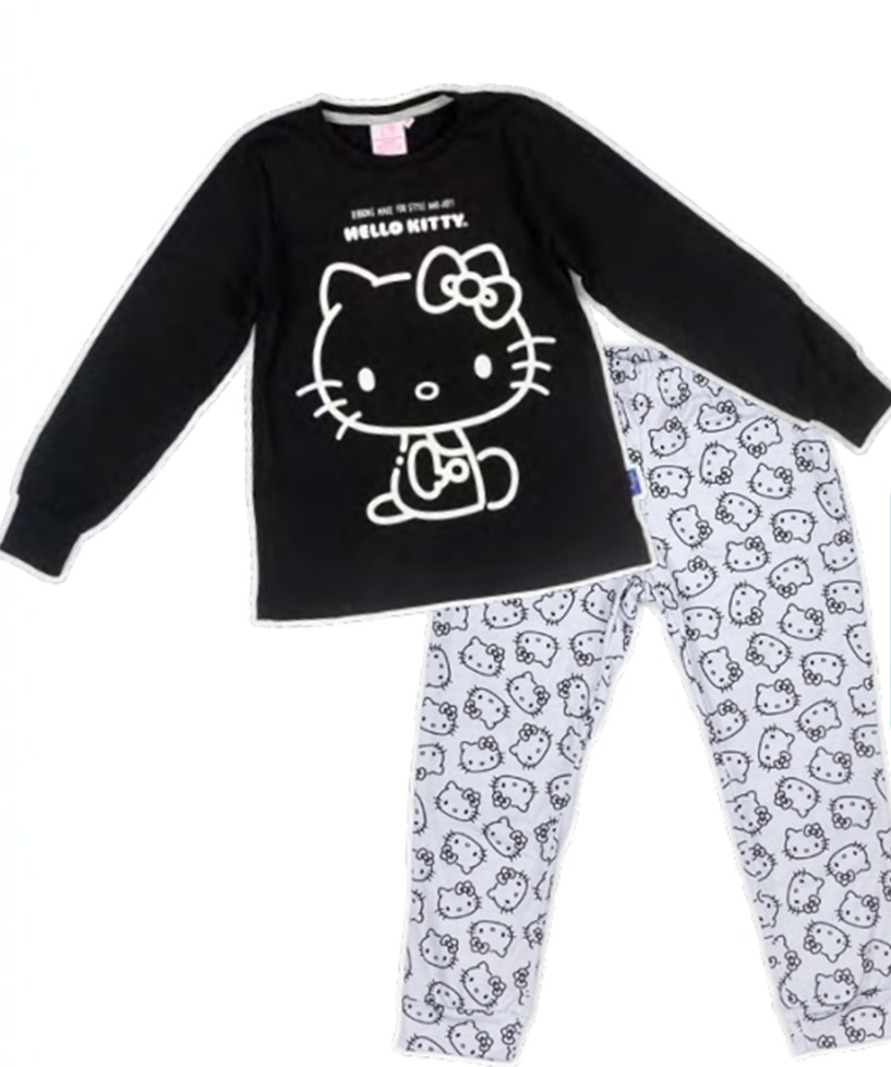 DESCUENTO 10% LIQUIDACION DE TEMPORADA! INV. PIJAMA DE ALGODÓN Y MODAL SUBLIMADO "KITTY"