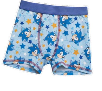 INV. BOXER DE MODAL SUBLIMADO "SONIC"