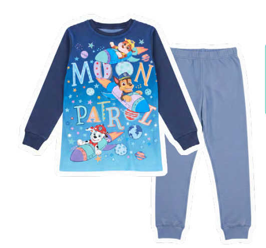 DESCUENTO 10% LIQUIDACION DE TEMPORADA! INV. PIJAMA DE ALGODÓN Y MODAL SUBLIMADO "PAW PATROL"