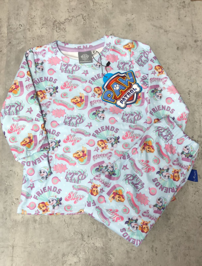 DESCUENTO 10% LIQUIDACION DE TEMPORADA! INV. PIJAMA GAMUZADO SUBLIMADO "PAW PATROL"