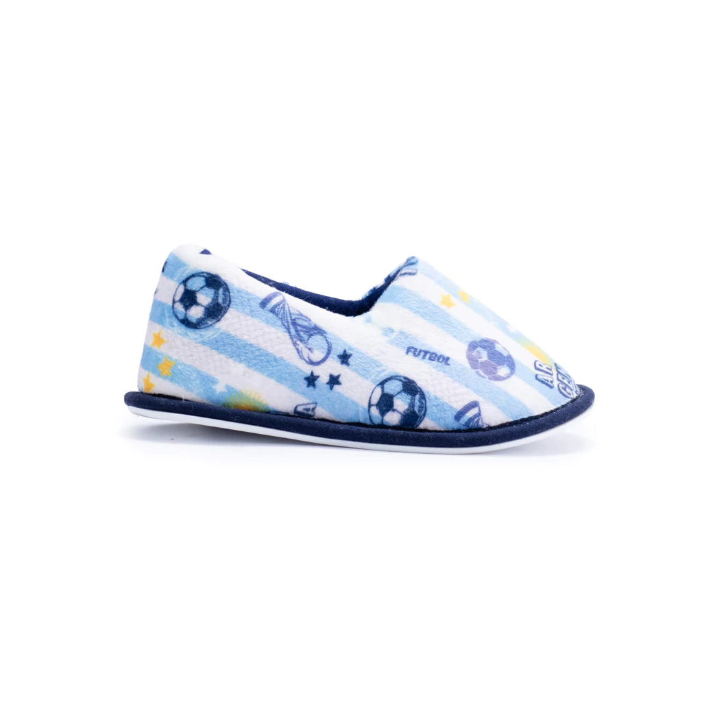 DESCUENTO 10% LIQUIDACION DE TEMPORADA! IINV. PANTUFLA DE PLUSH Y FORRO DE ALGODÓN ESTAMPADA CON ELASTICO EN TALON apta para lavar en lavarropas