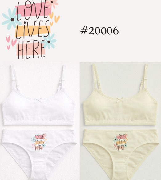 CONJUNTO NENA ESTAMPADO DE ALGODÓN Y LYCRA CON BRETELES FINOS Y ESTAMPA LOCALIZADA