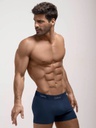 BOXER DE ALGODÓN Y LYCRA LISO ELASTICO EFECTO LINEAS AL TONO