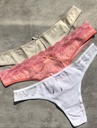 PACK X3 COLALES DE ALGODÓN Y LYCRA CON PUNTILLA Y MOÑOS