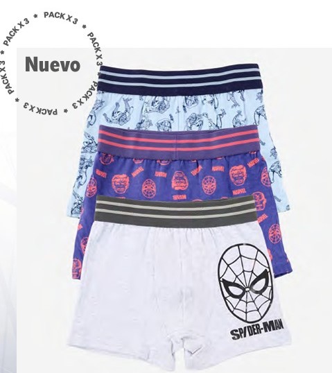 VER. PREMIUM PACK X3 BOXERS DE MODAL SUBLIMADO "AVENGERS"