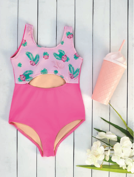 DESCUENTO -15 % OFF !! VER. MALLA ENTERIZA DE NENA LISO Y ESTAMPADO