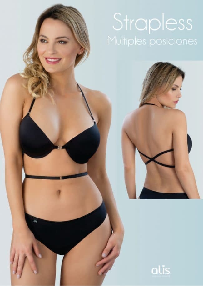 CORPIÑO STRAPLESS ESPALDA DESCUBIERTA