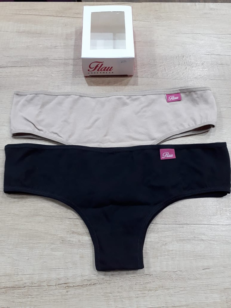 CULOTTE ALGODÓN Y LYCRA PACK X2