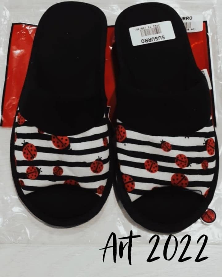INV. PANTUFLA ABIERTA CON ESTAMPA