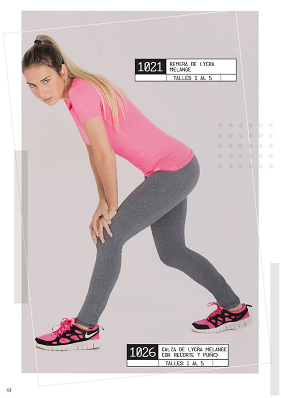 CALZA LYCRA MELANGE COLOR