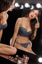  CONJ STRAPLESS DE ENCAJE
