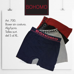 [SAYS700.1] BOXER SEAMLESS LISO BOHOMO