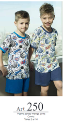 [PIA250] VER. NENE PIJAMA JERSEY MANGA CORTA COMIC