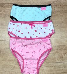 [MAR52] PACK X 3 BOMBACHAS DE NENA ALG Y LYCRA