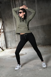 [SHE3163] INV. CALZA DE RUSTICO CON CORDON FANTANSIA