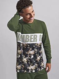 [MKP4113] LIQUIDACION ! - INV. PIJAMA CONJUNTO  JER.COMB.HOMB.M.LGA.Y PANT.C/PUÑOS"NUMBER ONE"