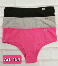 [SAY10154] Pack x 3 Culotte alg/lycra basico