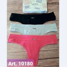 [SAY10180] Pack x 3 Colaless alg/lycra c/cintura