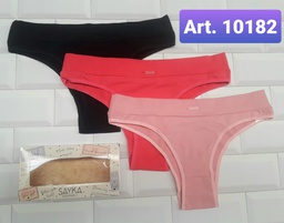 [SAY10181] Pack x 3 Vedetina alg/lycra  c/cintura