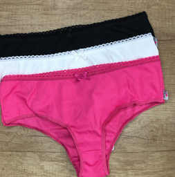 [SAY10522] PACK X3 CULOTTE CLASICO MICROFIBRA MORLEY