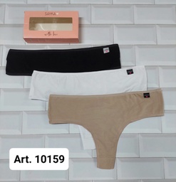 [SAY10159] PACK X3 CULOTELESS MAX DE ALGODON Y LYCRA