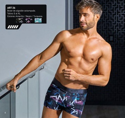 [KAUH26] BOXER DE HOMBRE  ESTAMPADO POP