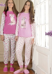 [PIA140] LIQUIDACION ! - INV. PIJAMA NENA MANGAS LARGAS &quot;ZORRO&quot;