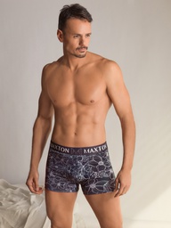 [MAX105] by Lody Men BOXER DE ALGODON Y LYCRA ESTAMPADO CON ELASTICO PERSONALIZADO