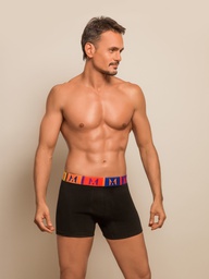 [MXT128] by Lody Men BOXER DE ALGODON Y LYCRA ESTAMPADO CON ELASTICO PERSONALIZADO