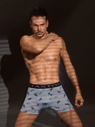 [MXT110/1] by Lody Men BOXER DE ALGODON Y LYCRA ESTAMPADO