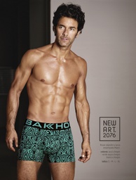 [BAK2076] OFERTON! - BOXER ALGODON Y LYCRA ESTAMPADO MAORI