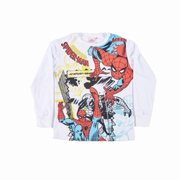 [DIS80925]  INV. PIJAMA DE JERSEY MODAL ML SUBLIMADO "SPIDERMAN" Y PANTALON LISO
