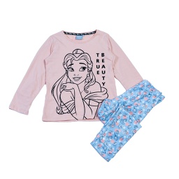 [DIS82268] LIQUIDACION ! - INV. PIJAMA ML ESTAMPADO "PRINCESAS" DE JERSEY MODAL