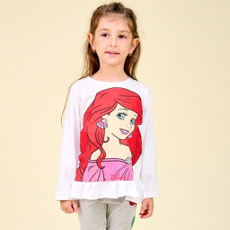 [DIS82292] INV. REMERA DE JERSEY ML ESTAMAPADA &quot;PRINCESAS&quot;