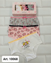 [SAY10068] PACK X3 BOMBACHA NENA DE ALGODON Y LYCRA ESTAMPADA