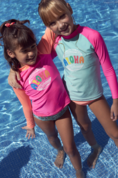 [KIE4769] MALLA CAMISETA MANGA LARGA  ESTAMPA "ALOHA" UNISEX