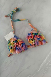 [NAIF384] LIQUIDACION -15% DESCUENTO ! MALLA TRIANGULO ESTAMPADO CON VOLADOS
