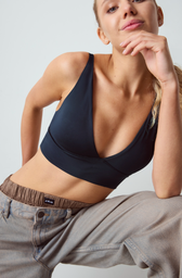 [BGX1718] CORPIÑO TOP CORTE MARILYN CON TAZA REMOVIBLE DE MICROFIBRA DOBLE